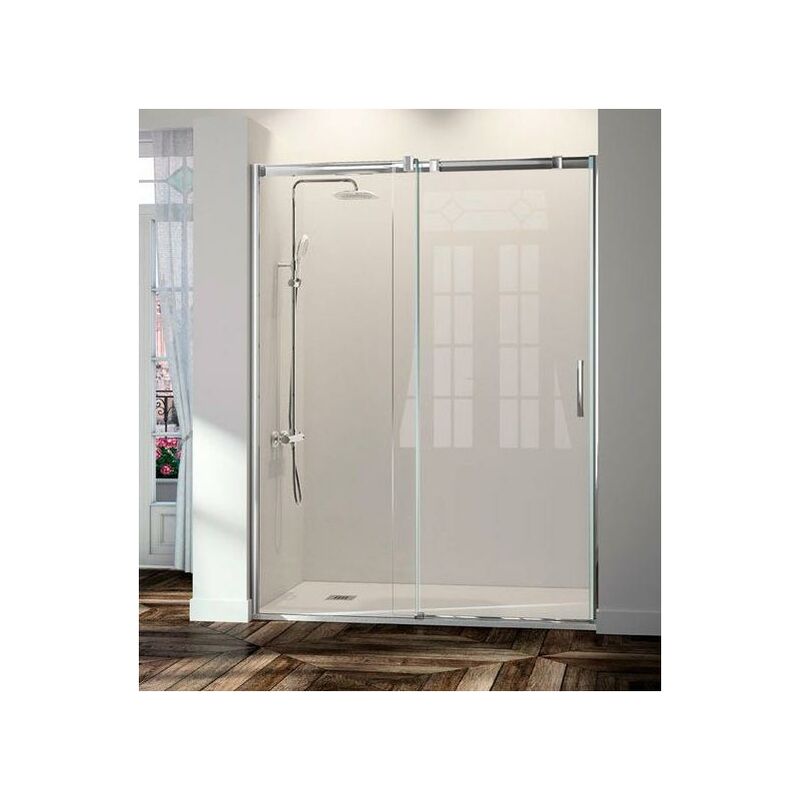 

TN102 TRIANA Fijo+Puerta Aluminio - Medida: 124-128 cms - Kassandra