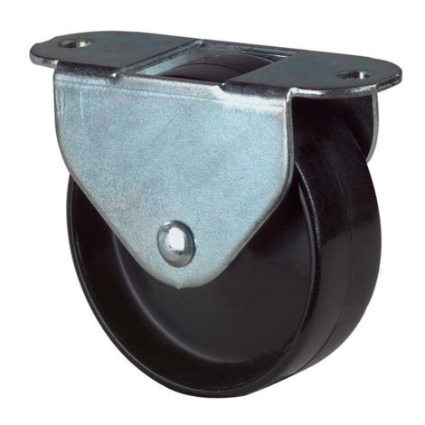 Kastenrolle Rad-Ø 25 mm Tragfähigkeit 35 kg Material Rolle Kunststoff mit Anschraubplatte