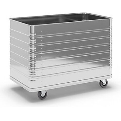 Kastenwagen L1300xB750xH955mm Alu.Inh.655l o.Deckel