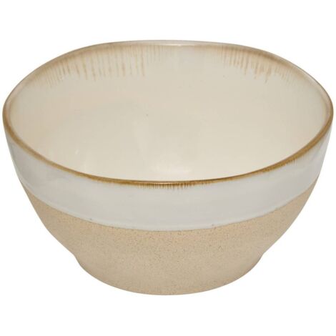Kate bol blanco y beige 72cl - Atmosphera créateur d'intérieur