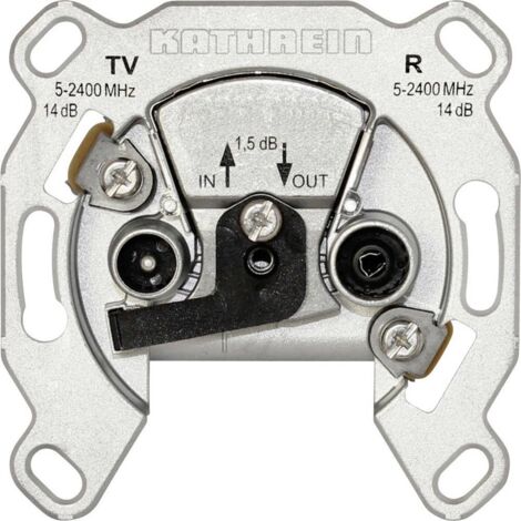 Kathrein ESD 52 Presa per antenna SAT A vite, Da incasso Presa passante