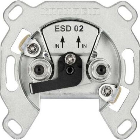 Kathrein SAT-Steckdose 2fach ESD 02