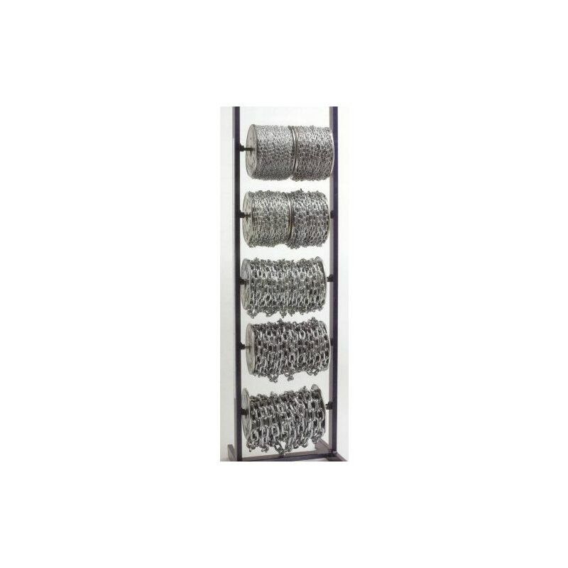 

Cadena En Tira Zincada Rollo 5 Mm 25 Kg 56 M