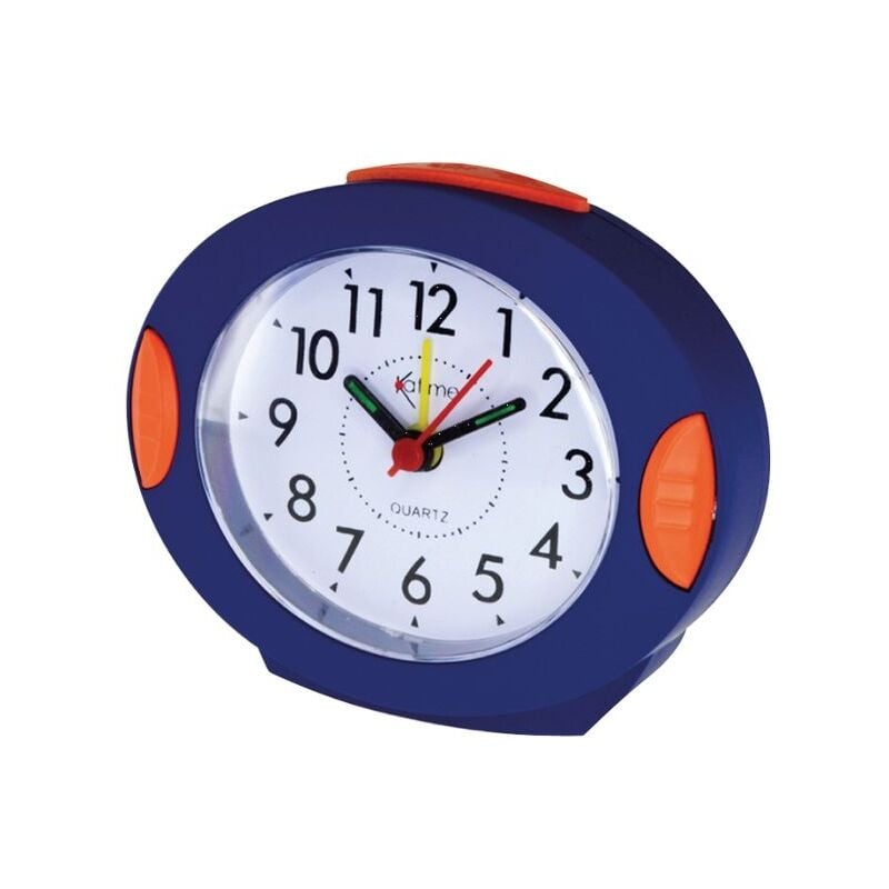 Katime Reveil Ovale Avec Lumiere Blister Ass. 020250