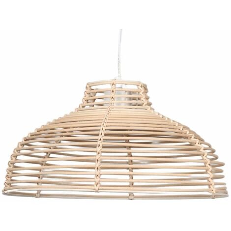 FIRST CHOICE LIGHTING Katrina - Rattan Dome Pendant Lightshade