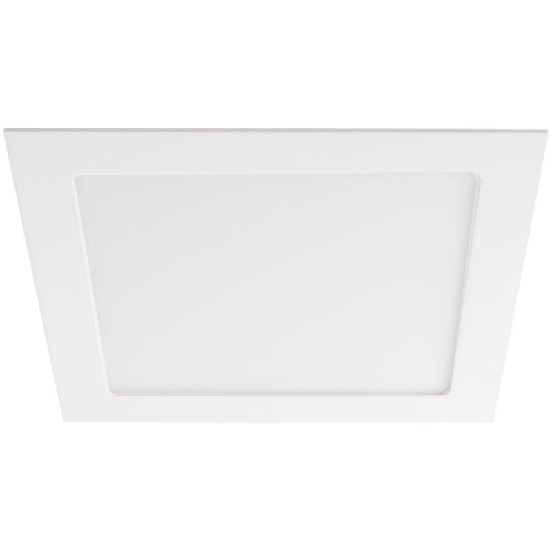 Kanlux - Downlight led 24W étanche IP44 carré Blanc - Blanc Naturel 4000K