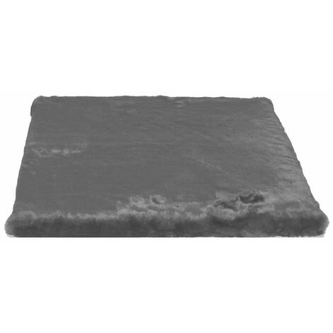 Kattens No. 1 - Bodenpodest mit Plüschbezug 50x50 cm - schwarz - Schwarz