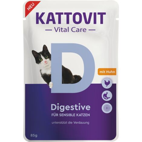 Kattovit  Cuidado Vital  Sobre 85g - Digestivo - Pollo 85g