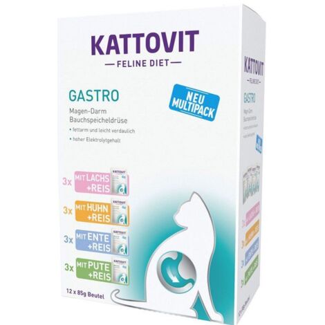Kattovit  Gastronomía  Sobre de 85g - Multipac Gastro 12x85g