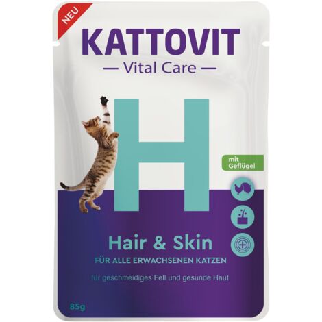 Kattovit  VitalCare  Bustina da 85g - Capelli&Pelle - Pollame 85g