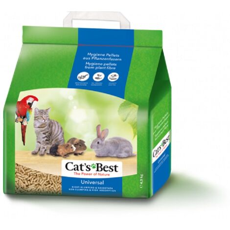 Katzen beste universelle biologisch abbaubare kologische Bett fÐ©r Kaninchen, Katzen und kleine Nagetiere - 7 l