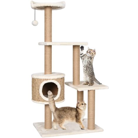 Katzen-Kratzbaum 123 cm Seegras