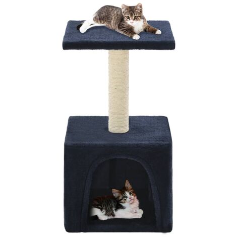 Katzen-Kratzbaum Sisal 55 cm Dunkelblau