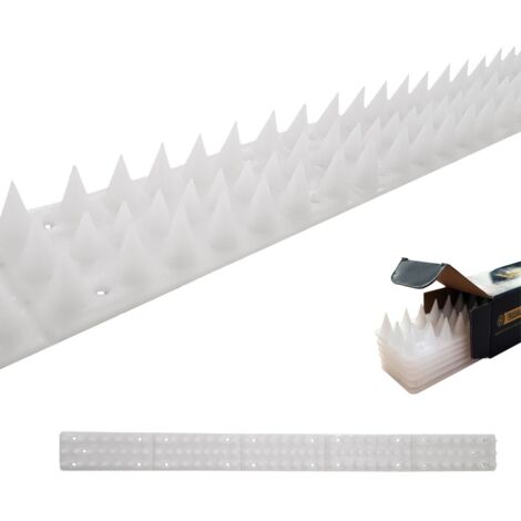 Katzenabschreckung. Packung mit 6 Stück. 50cm Farbe weiß