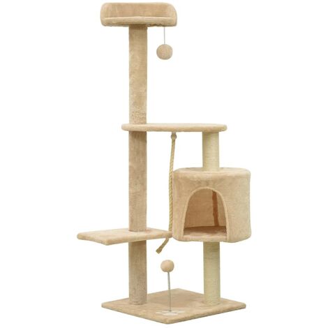 vidaXL Katzenbaum mit Sisal-Kratzsäulen 120cm Kratzbaum Katze mehrere Auswahl