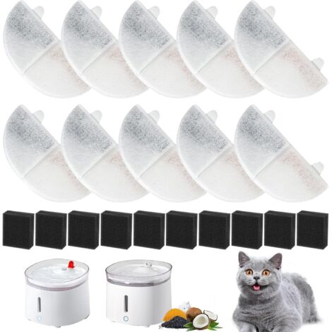 Katzenbrunnenfilter 10 Stück Katzenbrunnenfilter Ba