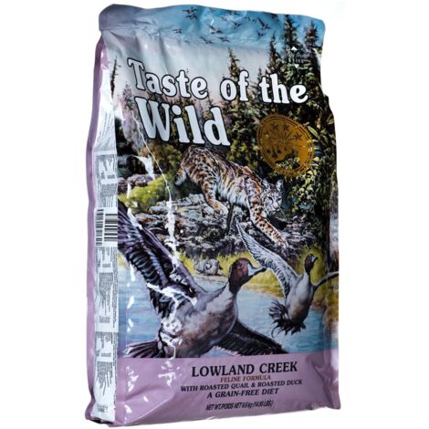 Katzenfutter Taste Of The Wild Lowland Creek Erwachsener Ente 6,6 kg