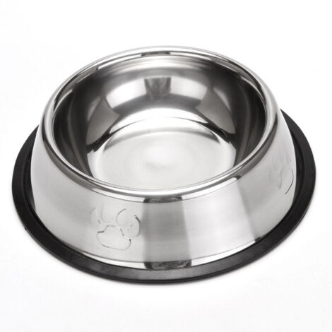 Katzennapf, 2-teiliges Edelstahl-Katzennapf-Set, Katzennapf, Katzenwassernapf, Katzennapf, ideal für Welpen und kleine Katzen