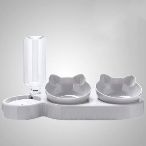 Katzennapf – 3er-Set – 15° geneigt – Erhöht – Elegantes Design