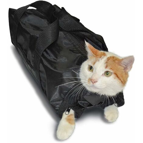 Katzenpflegetasche Katzen-Nagelknipser-Reinigungstasche zum Schneiden von Nägeln, Baden, Reinigen von Nägeln