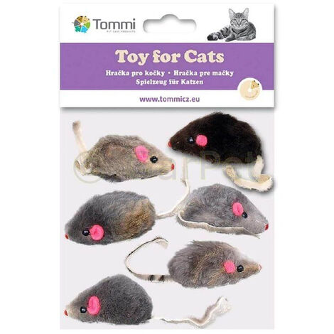 Katzenspielzeug Maus Katzen Spielzeug Spielmaus Mäuse 6 Stück