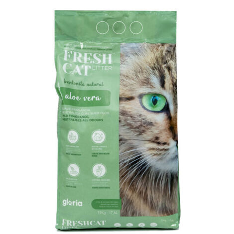 Katzenstreu Gloria Bentonita Premium 15 kg Aloe Vera