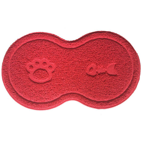 Katzenstreumatte 45 26cm Rutschfeste wasserdichte Katzentoilettenmatte, leicht zu reinigende Katzenstreumatte Rutschfeste Hunde- / Katzenstreumatte