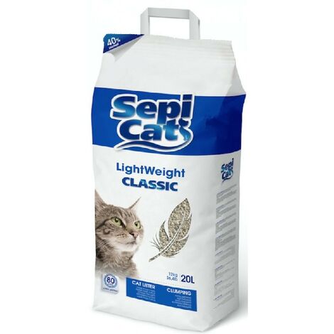 Katzentoilette 20 Liter Leichte absorbierenden Sand Sepicat Klassisch Arena saugfähiges Haustier