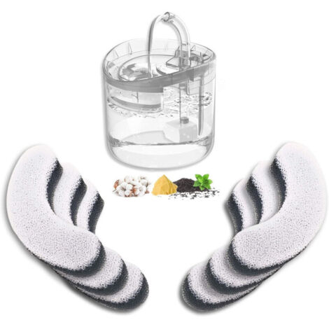 Katzenwasserfilter - Ersatz-Kohlefilterelement (6er-Packung)