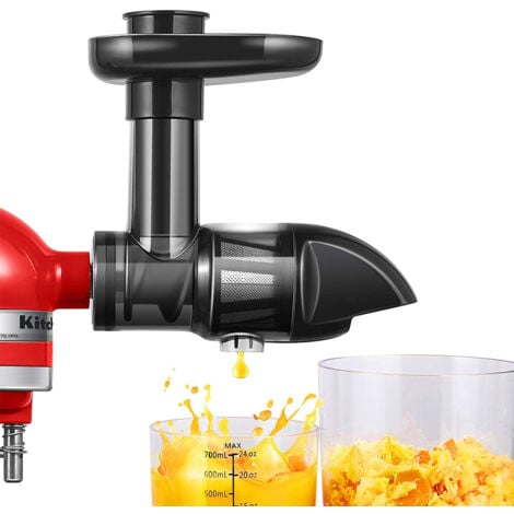 SJQKA Kau-Entsafter-Aufsatz für alle KitchenAid-Standmixer-Modelle, Kau-Entsafter, langsamer Entsafter-Aufsatz für alle KitchenAid-Mixer