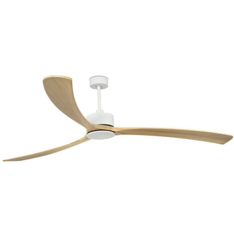 KAUAI Deckenventilator ohne Licht weiß