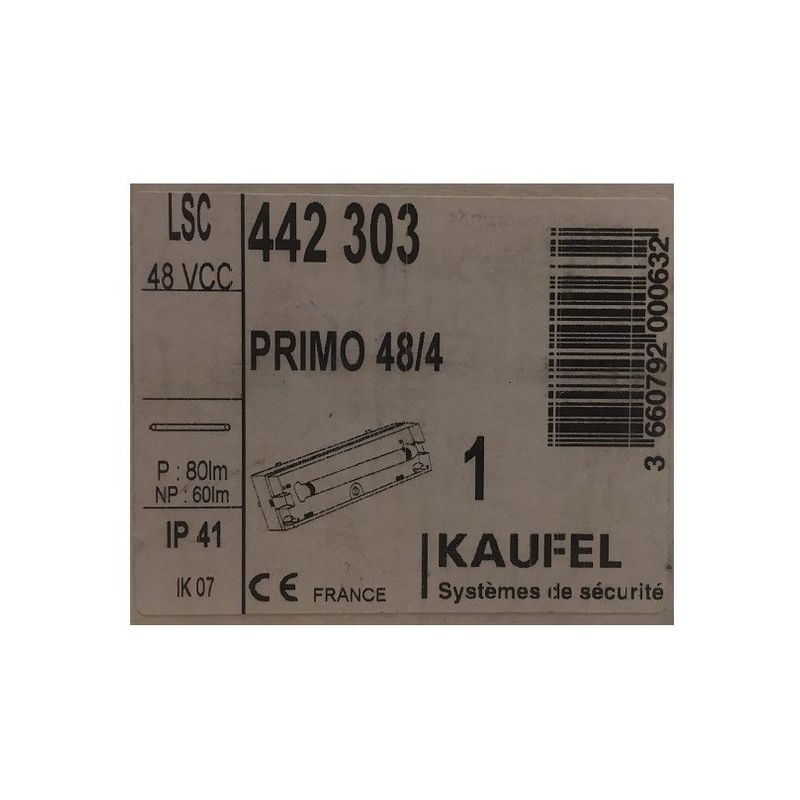 Kaufel 442.303 - Baie Relief LSC / NP-P - Primo 48/4 - P: 80 lm / Np: 60lm - IP41