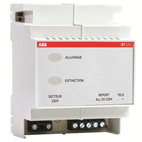 Télécommande BT 12V 621201 – Gestion jusqu'à 500 blocs – Compatible Kaufel et SATI – Alimentation 230V – Émetteur mural pour motorisations