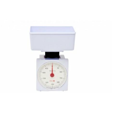 Kaufgut 033001 Bilancia per Dieta 116 Eva 500gr Bianco