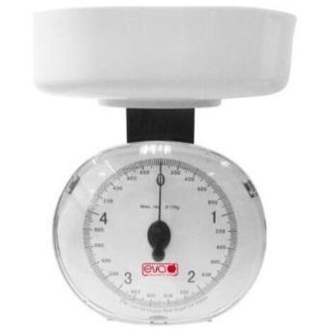 Kaufgut 033032 Bilancia da Cucina 5Kg Bianco
