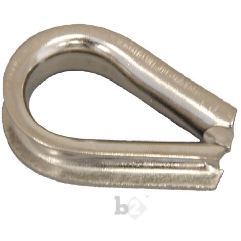 Kausche Seilkausche Edelstahl V4A 3 mm