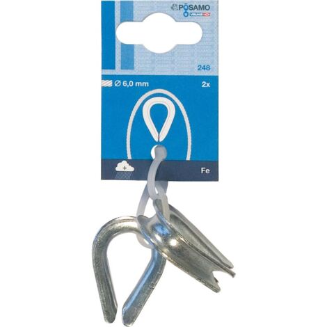 P�SAMO Kauschen ehem.DIN 6899 galZn B RW 8,0mm a 2 Stk