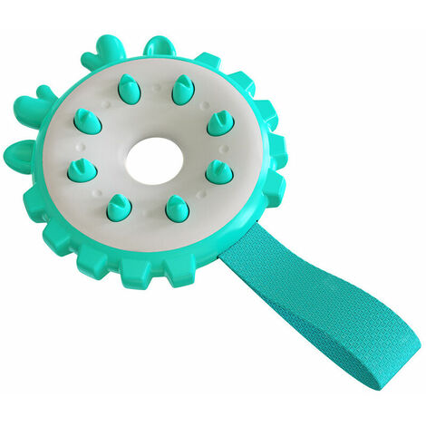 Kauspielzeug für Hunde, Molarenring aus Naturkautschuk, Hunde-Frisbee-Reinigung, interaktives Molarenspielzeug, geeignet für mittelgroße und große Hunde,