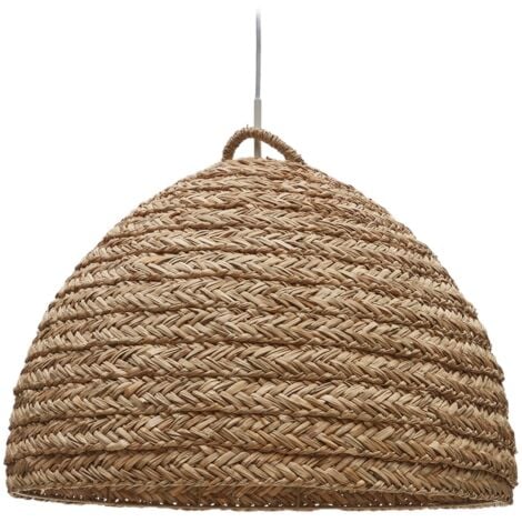 Suspension tissage naturel en bambou - Calista