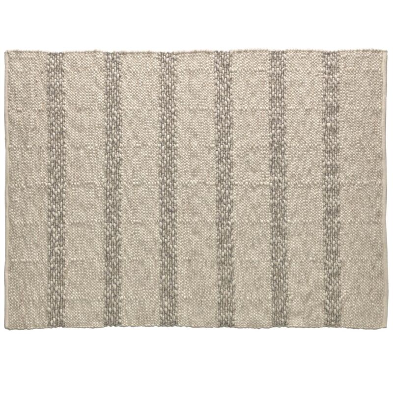 

Alfombra Aihara beige y rayas negro 160 x 230 cm - Kave Home