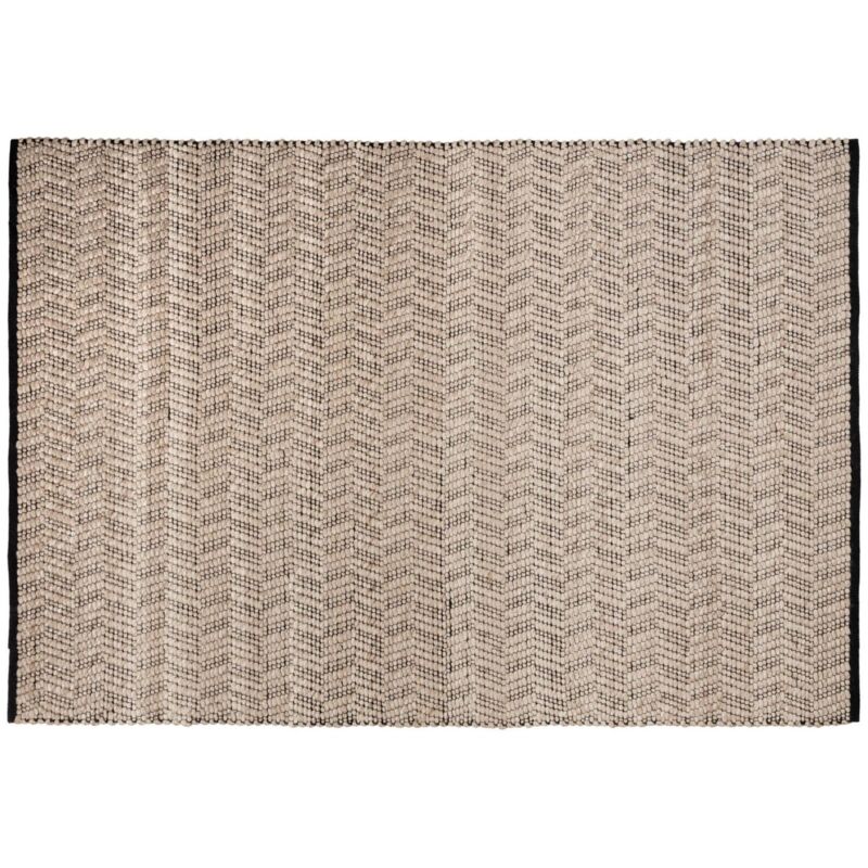 

Alfombra Neida beige rectangular 160 x 230 cm de lana y viscosa - Kave Home