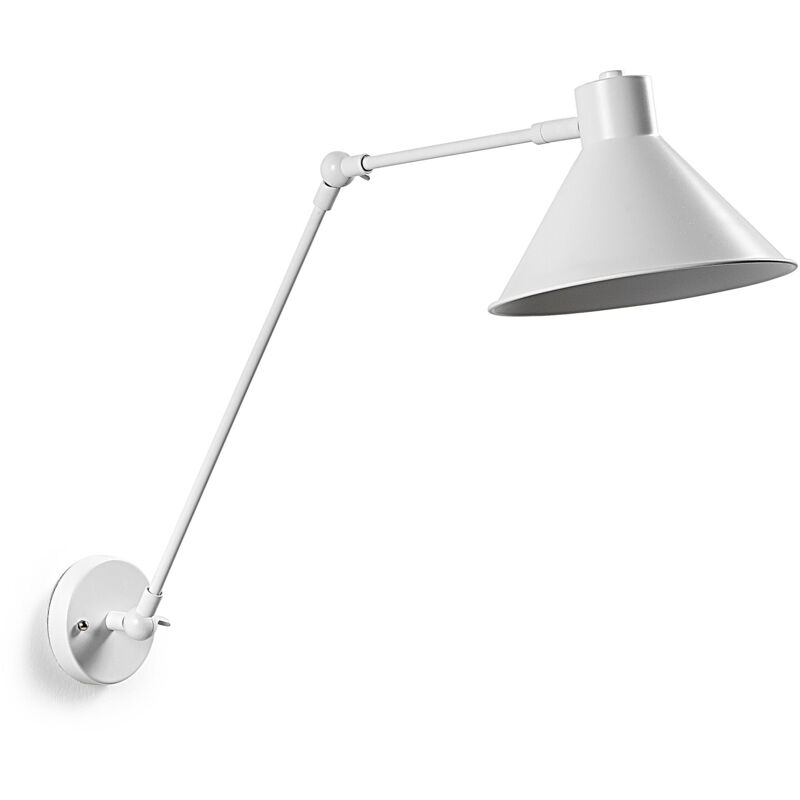 

Kave Home - Aplique de pared Dione blanco de acero