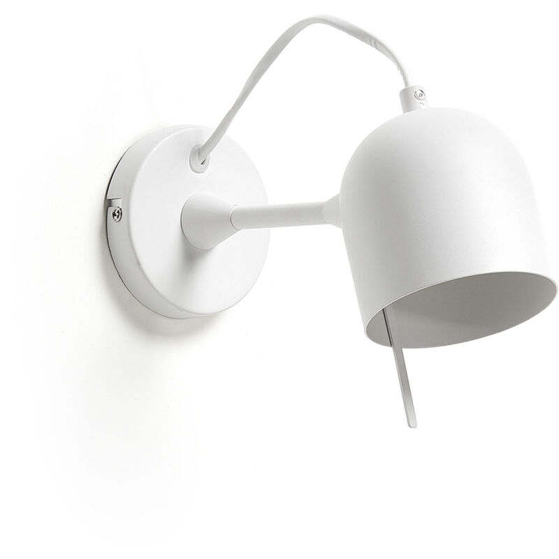 

Kave Home - Aplique de pared Lucilla blanco de acero