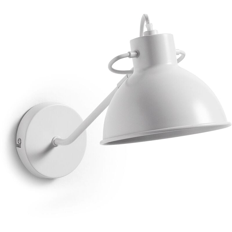 

Kave Home - Aplique de pared Offelis blanco de acero