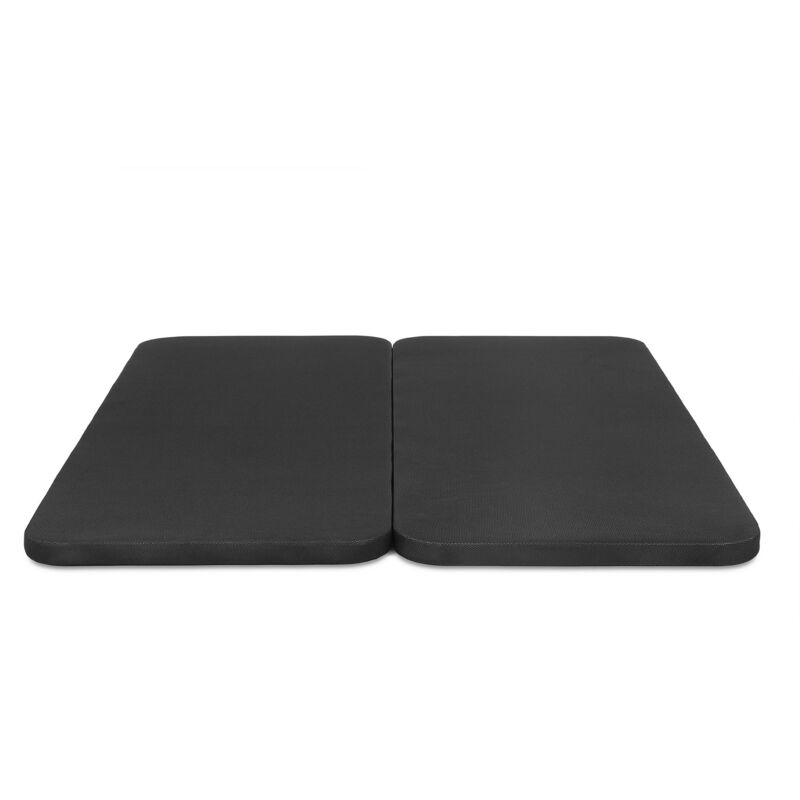 

Base de cama Under negra 180 x 200 cm con estructura de metal tapizada en tela 3D transpirante antideslizante - Kave Home