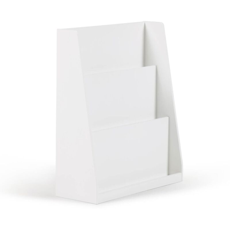 Kave Home - Bibliothèque Adiventina en MDF blanc 59,5 x 69,5 cm - Blanc
