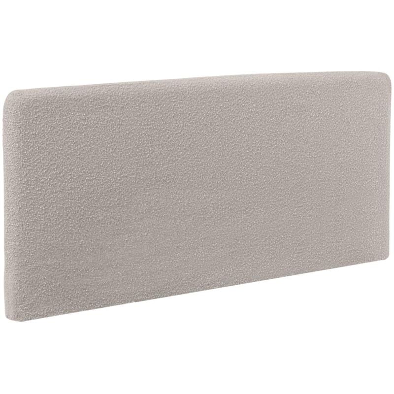 

Kave Home - Cabecero desenfundable Dyla de borrego gris claro 178 x 76 cm