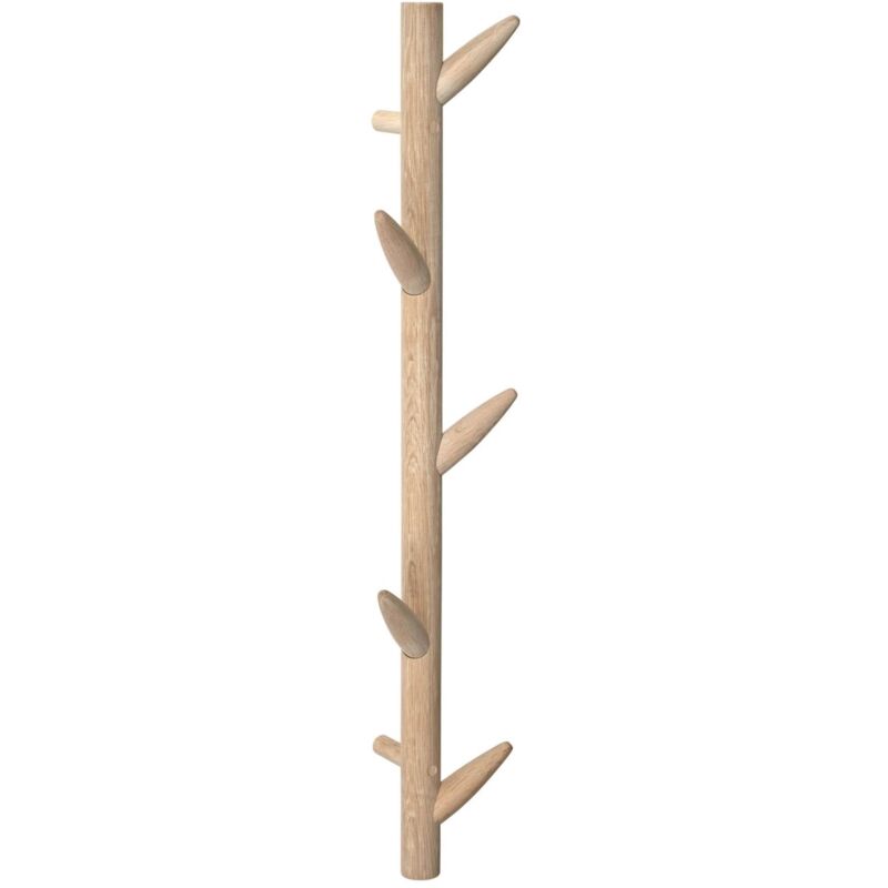 

Colgador de pared Natane 5 ganchos madera abedul - Kave Home