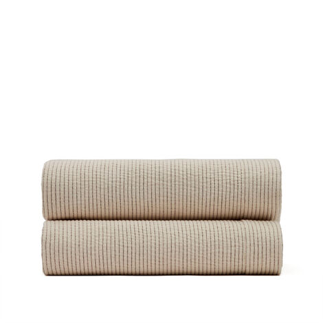 Vestiletto in mussola di cotone - Beige chiaro - HOME