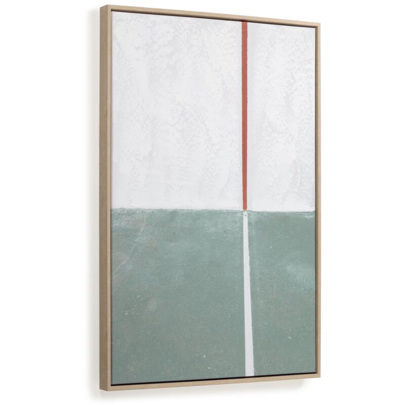 

Cuadro Malvern blanco y verde 50 x 70 cm - Kave Home
